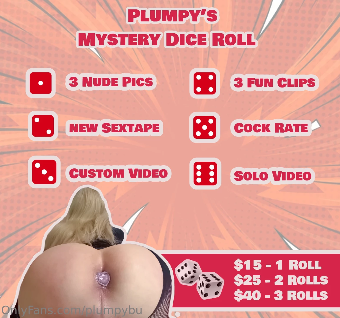 Feeling lucky roll my dice and uncover a surprise just for you every 