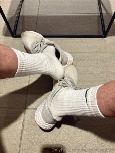 Just asking to get caught again taking pics in this locker room