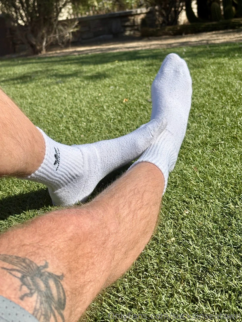Got these socks out in the sun after a sweaty desert workout part 1 
