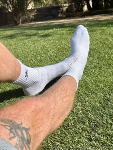 Got these socks out in the sun after a sweaty desert workout part 1
