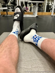 When it s shoulder day may as well wear slides to the gym