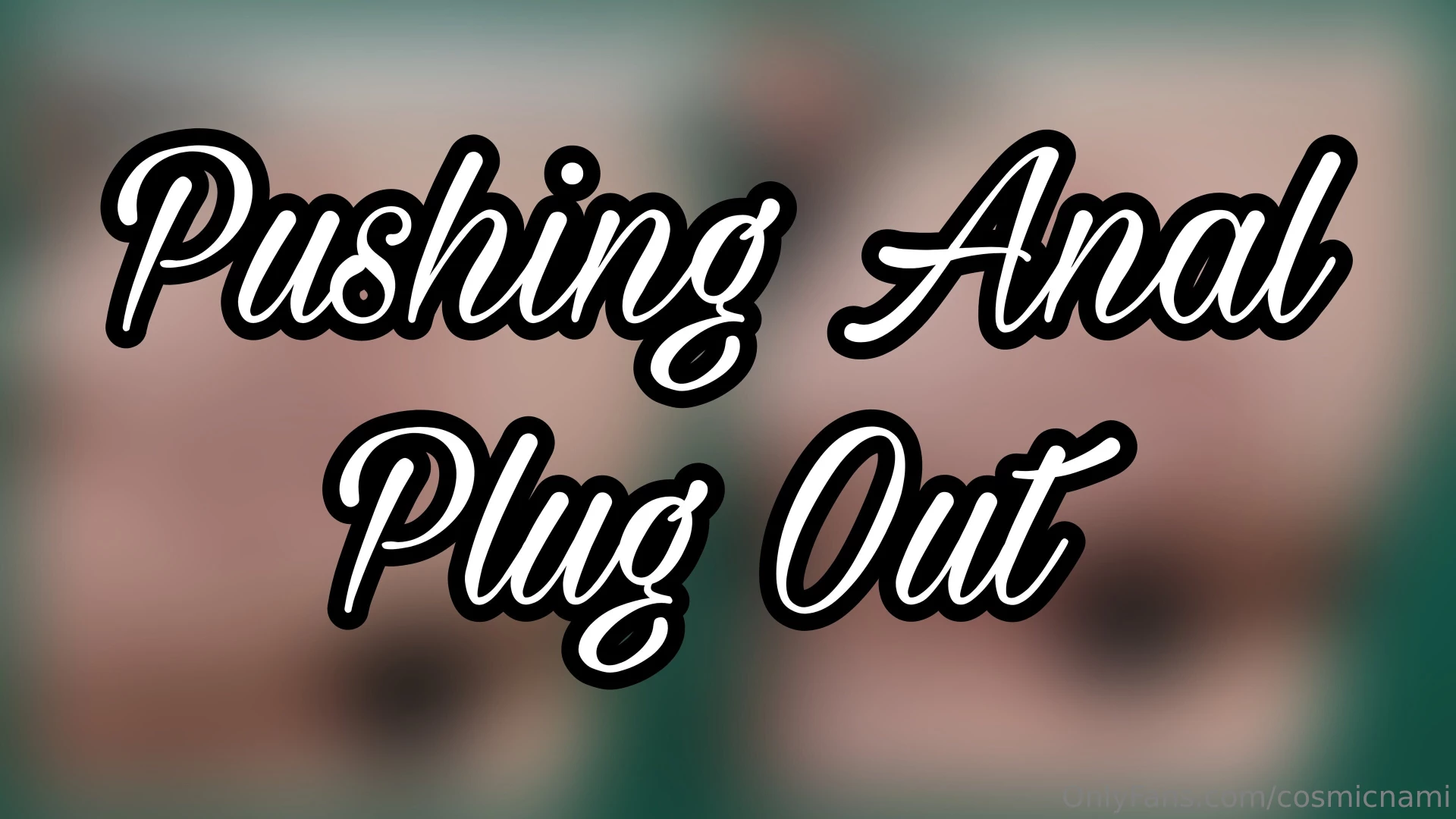 Anal ass for my anal plug fans 