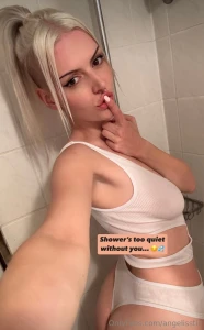 My latest shower video where i m wearing a tight seethrough white