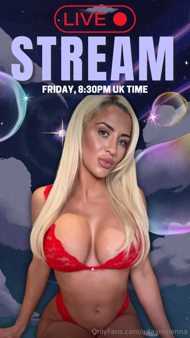 I m going live in a few hours and i want you there don t tell me you 