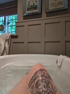 Filmed but not ready sorry babies xx have some bath leggies