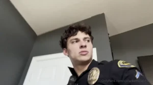 Police costume while using a fuck machine video i had a search warrant