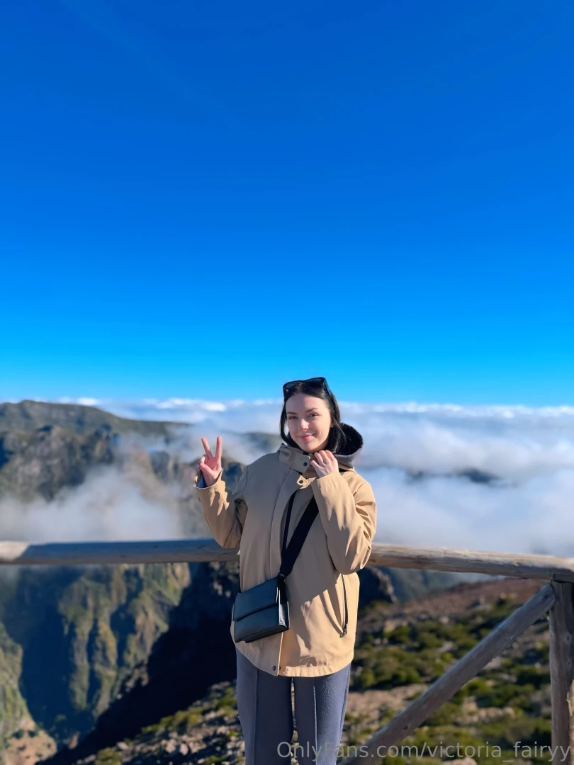 Standing in the clouds literally the mountains were quiet and so was 