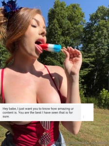 That shot hit just right with my popsicle but i have a feeling