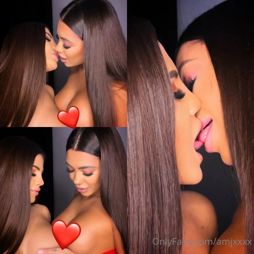 Kissing with my girlfriend do you want to join here kimberdee_vip 