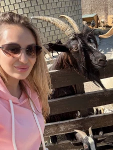 A little selfie with someone who s always trying to get everything for