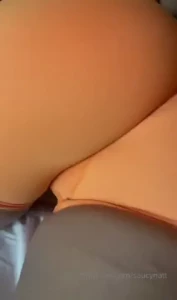 Look at my fat pussy getting squeezed by how thick my legs are