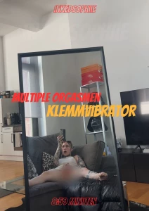 Neu mein klemmvibrator bringt mich zu mehreren orgasmen sieh zu wie