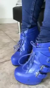 Probably not the right shoes to be wearing today with this rain but