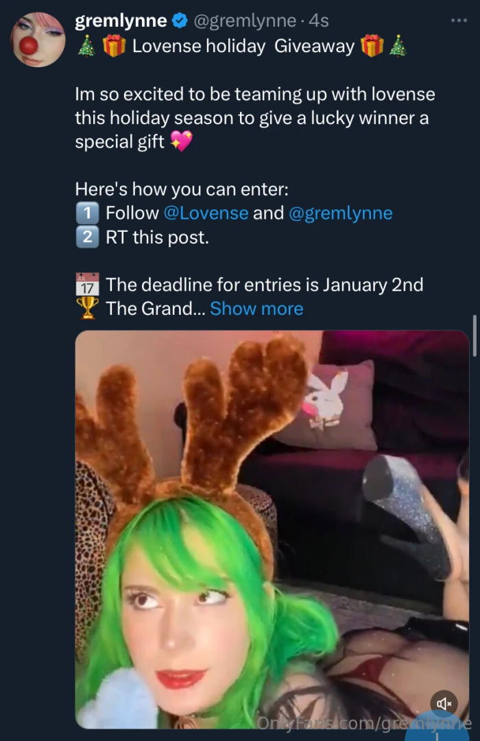 I m doing a give away with lovense on my twitter guys if y all ever 