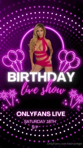 The surprises keep on cumming i m so excited to celebrate my birthday
