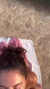 Video 48 blowjob with sunset views in ibiza he cums all over my boobs