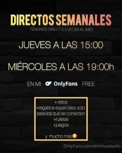 La nica p gina que hace directos calientes cada semana har algunos