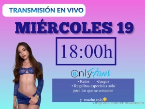 Esta semana el directo se har el mi rcoles 19 a las 18 00h con
