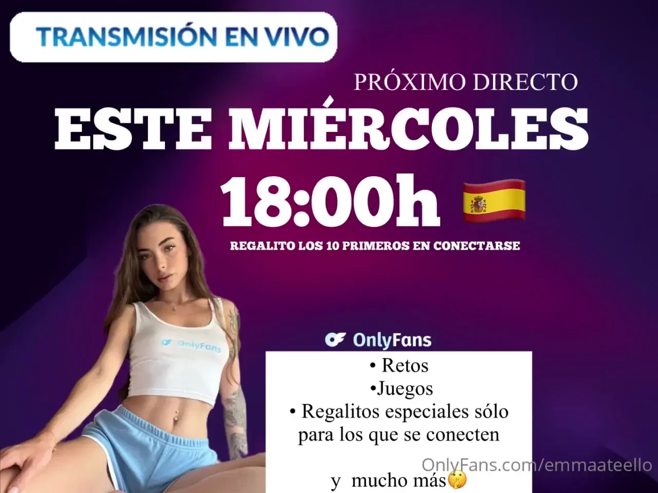 Pr ximo directo mi rcoles 18 18 00h los 10 primeros retos contenido 