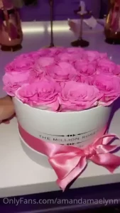 Aww special gift i love flowers