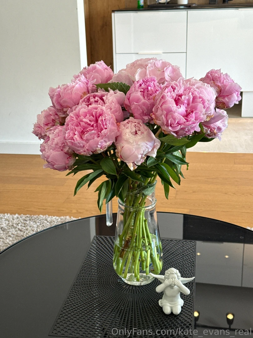About the flowers there s this one guy here who s been spoiling me 