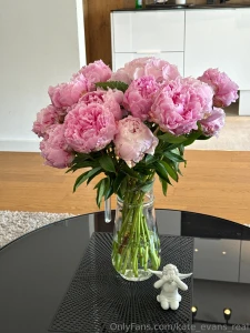 About the flowers there s this one guy here who s been spoiling me