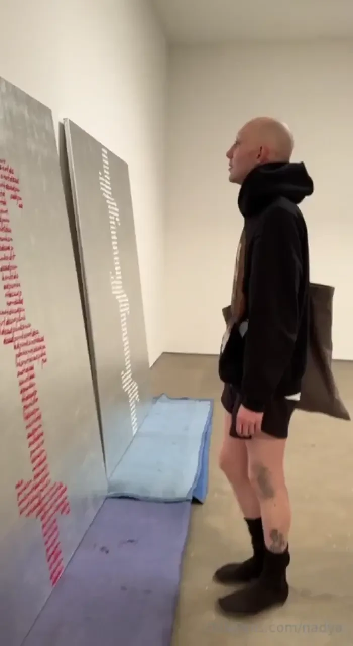 Setting up my exhibit amp performance space at honor fraser gallery in 