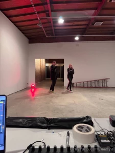 Setting up my exhibit amp performance space at honor fraser gallery in part 8