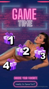Play a game with me tonight choose a and see whats behind it dm me