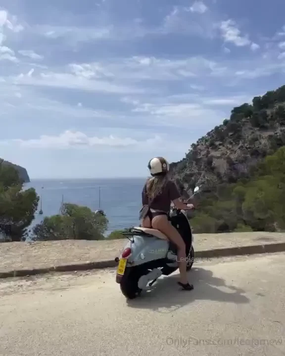 I spent my birthday shaking my ass wearing next to nothing riding 