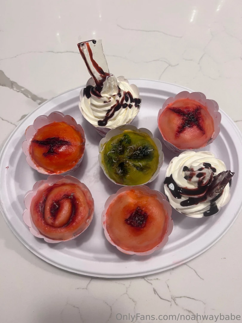 Happy christmas eve me and some of the horror themed desserts i made part 3 