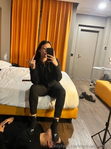 This magnificent goddess needs her little feet worshiped always every part 1