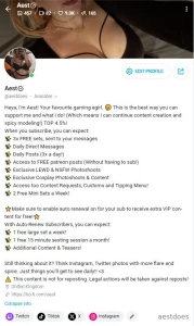 New bio information on perks lt 33