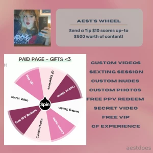 Let s play a game - spin the wheel lt 3 prices free 1 spin 5 2 spins 8 part 1