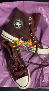 Thanks for my new kicks my fans always know what makes me happiest