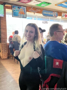 Stranger catches me flashing out at the bar part 3