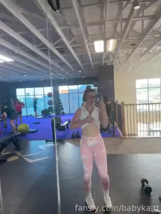 I think the gym is my favorite place to flash at the moment 