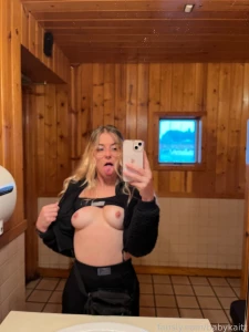 Bathroom boobs part 1