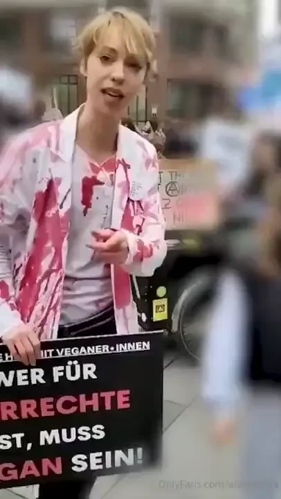 Free sub did you hear about the militant vegan she s rocking it on 