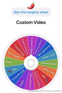 Lets play a game spin the naughty wheel babe and nab yourself some
