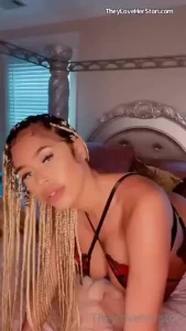 292 dirty talking dildo fun sucking my super long dildo getting it