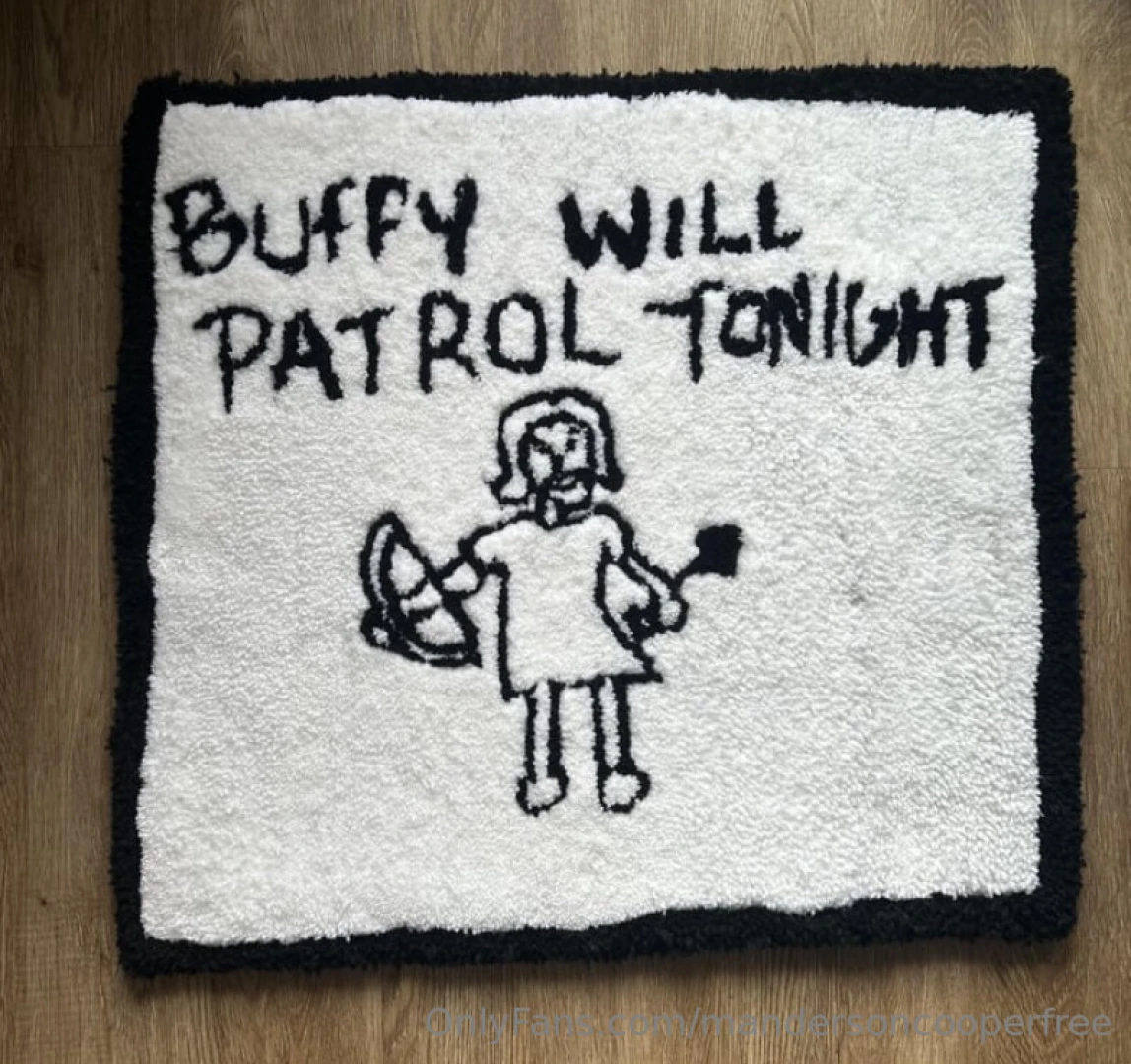 Someone shared this handmade rug from the buffy subreddit and i 