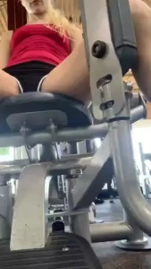 No panties gym day