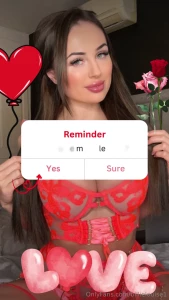 Be my naughty valentine baby let me kiss tease and spoil you the way