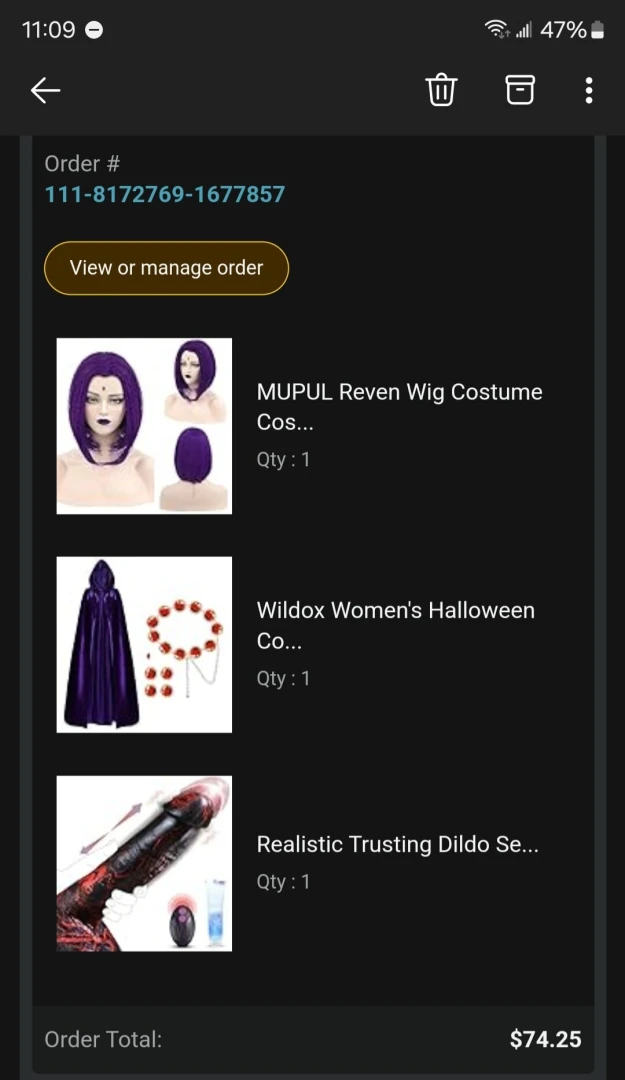 Just ordered items for raven if you d like to help fund reimburse me 