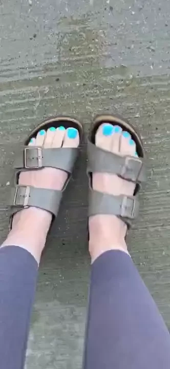 My birkenstocks were dirty 