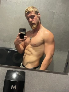 Gym toilet lights are on