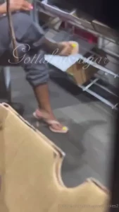 Caught a foot creep staring so i gave him what he deserved right then