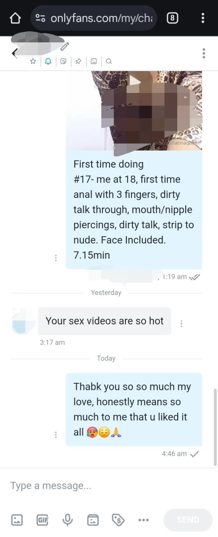 Always an honor to please the ones that like my kinkyness and how i 