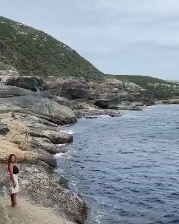 Swimming in a place like this is a little scary 